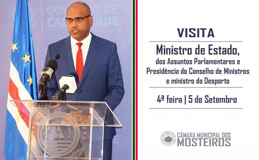 Institucional: Ministro de Estado e Presidência do Conselho de Ministros visita Mosteiros