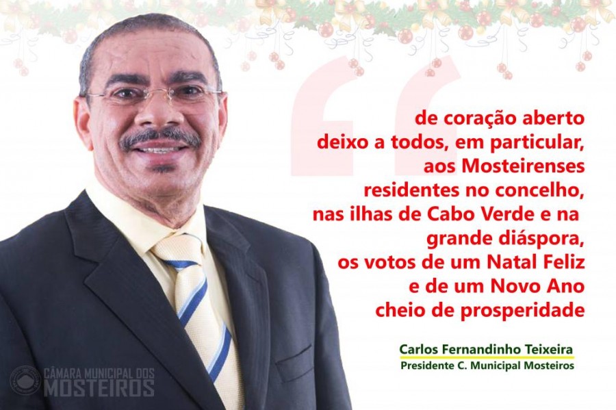 Mensagem de Natal do Presidente Carlos Fernandinho Teixeira