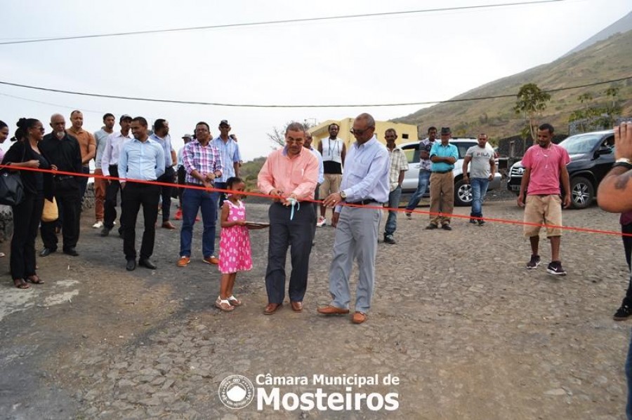 Obras: Câmara Municipal inaugura estrada em Achada Grande