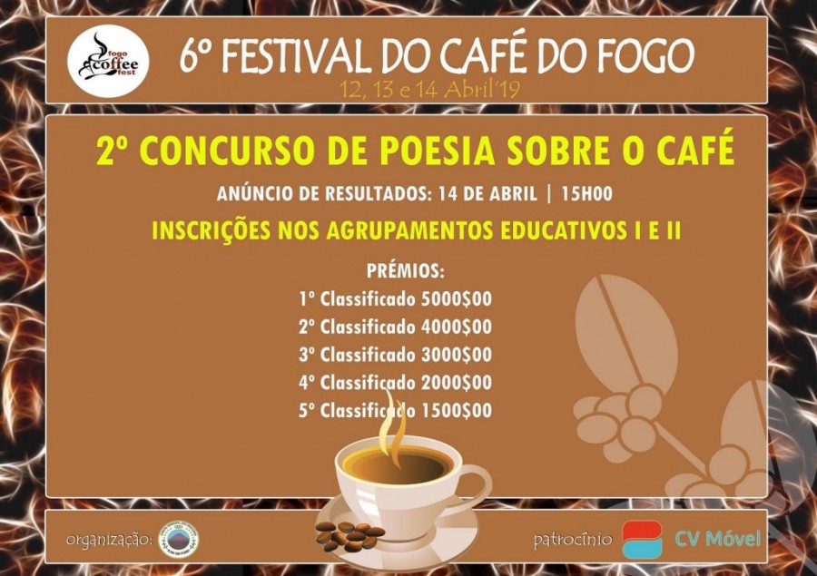 VI Festival do Café do Fogo: Vereação promove Concurso de Poesia em parceria com Escolas do Ensino Básico