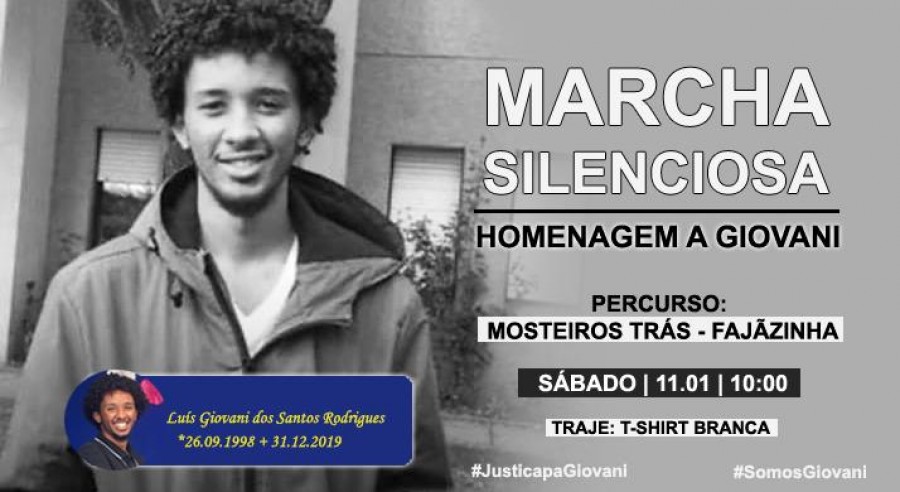 Pela Justiça: Mosteiros e Diáspora realizam Marcha Silenciosa em homenagem a Giovani este sábado