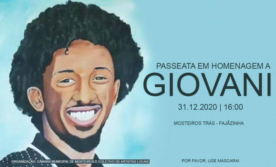 1º aniversário da morte de Luís Giovani Rodrigues: Artista homenageado em Passeata em Mosteiros