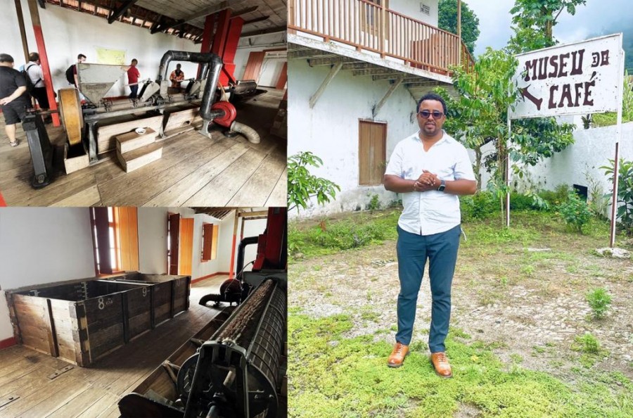 São Tomé e Príncipe: Presidente Fábio Vieira visita Museu do Café