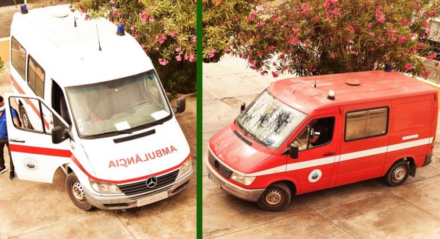 Cooperação: Ambulâncias oferecidas pela Câmara e Bombeiros do Entroncamento já estão em Mosteiros