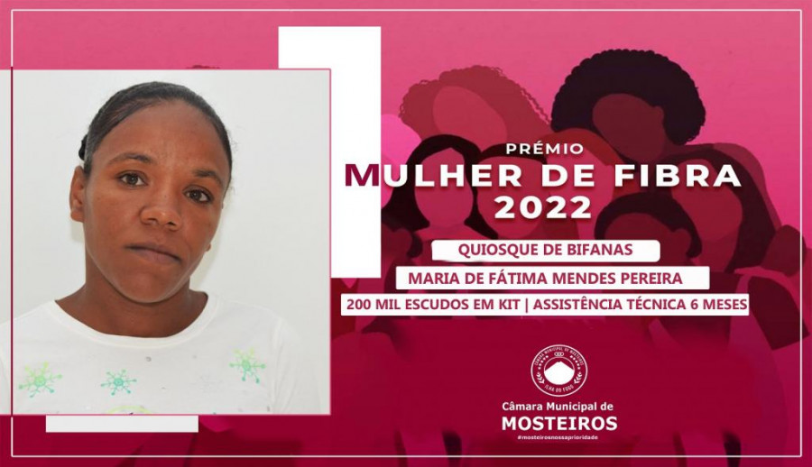 Empreendedorismo: Maria de Fátima Pereira é a vencedora do Prémio Mulher de Fibra 2022