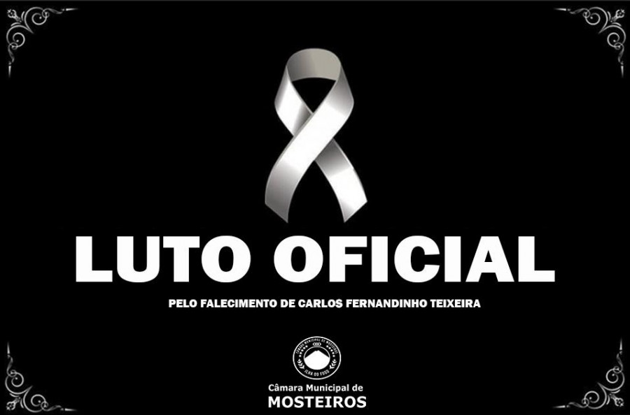 Câmara Municipal declara Luto Oficial de dois dias pelo falecimento de Fernandinho Teixeira