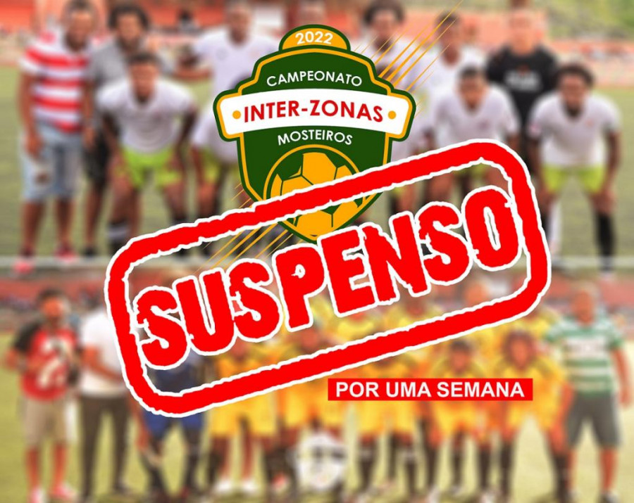 Campeonato Inter-zonas: Jogos adiados devido ao falecimento do presidente Fernandinho Teixeira