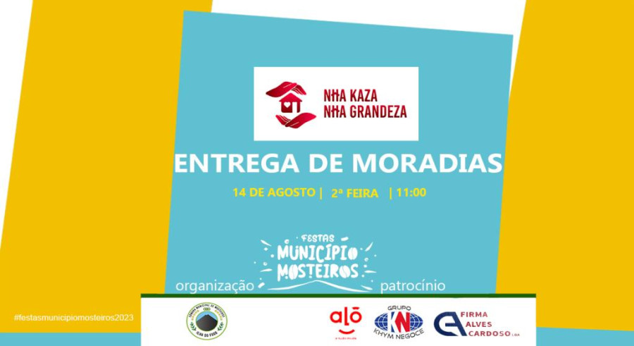 Festas Município: Câmara Municipal entrega moradias do programa Nha Kaza Nha Grandeza
