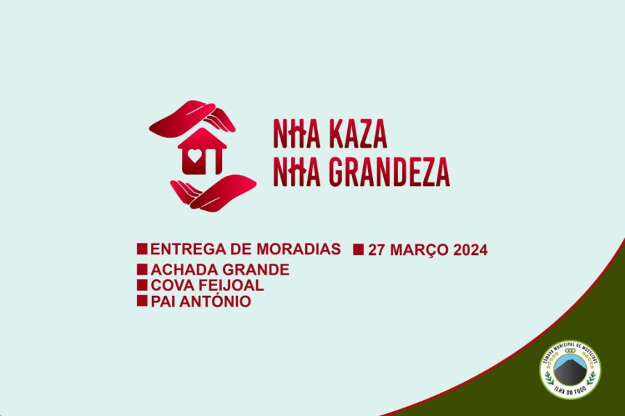 Nha Kaza Nha Grandeza: 4 Famílias recebem moradias construídas pela Câmara Municipal