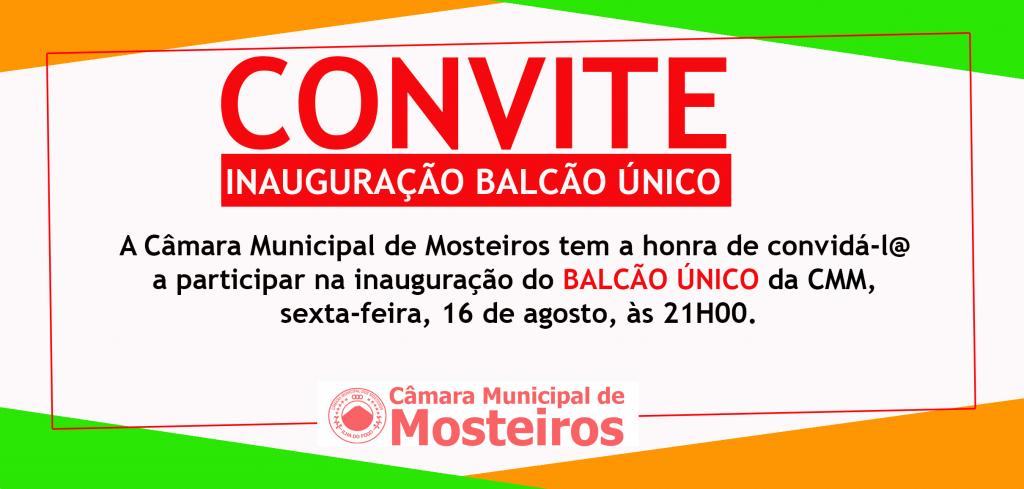 Inauguração do Balcão Único CMM